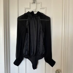 NWT Abercrombie high neck long sleeve bodysuit